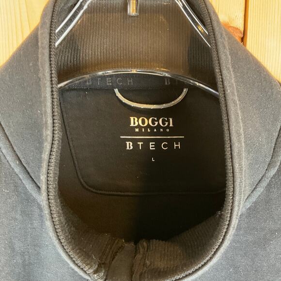 Men's Boggi Milano BTech Full-Zip Performance Jacket, Black - Size L - Picture 3 of 7